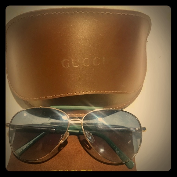 Gucci sunglasses .